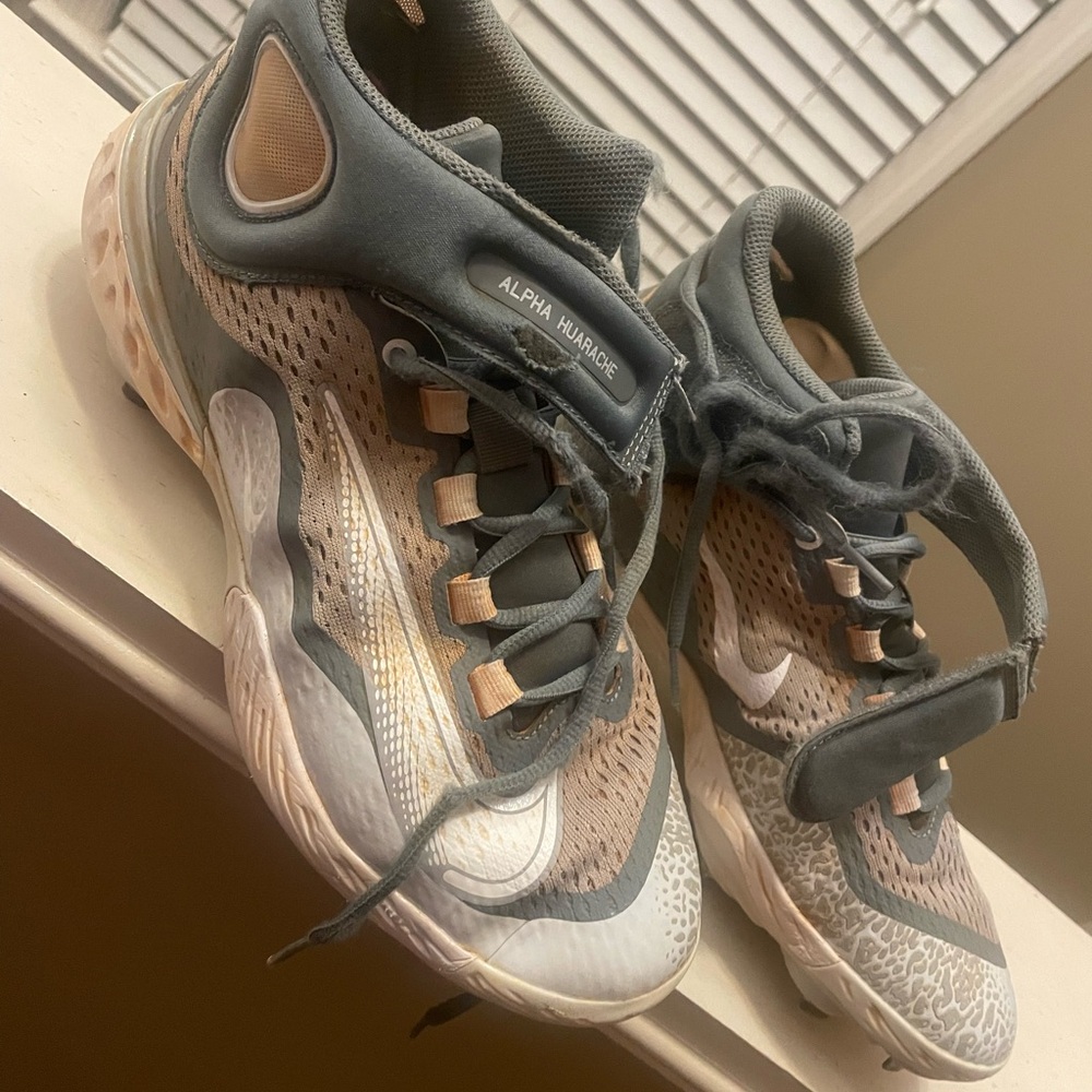 Mens Nike Alpha Huarache Baseball spike Cleats size